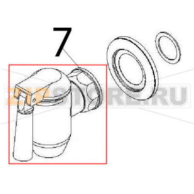 Drain cock 2&quot;&quot; Angelo Po 191PI2V Drain cock 2"" Angelo Po 191PI2VЗапчасть на деталировке под номером: 7