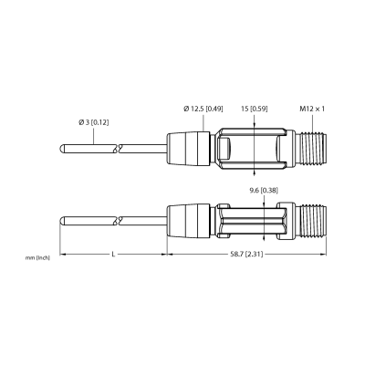 Датчик температуры Turck TTM050C-203A-CF-LIUPN-H1140-L100 