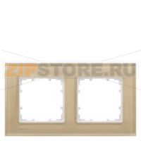 DELTA MIRO РАМКА 2-МЕСТН. СТЕКЛО ARENA Siemens 5TG1202-4