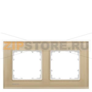 DELTA MIRO РАМКА 2-МЕСТН. СТЕКЛО ARENA Siemens 5TG1202-4 