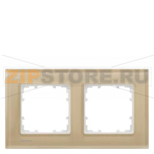 DELTA MIRO РАМКА 2-МЕСТН. СТЕКЛО ARENA Siemens 5TG1202-4 