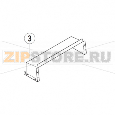 Suction Hobart UXT-10A                                                                                      Suction Hobart UXT-10AЗапчасть на сборочном чертеже под номером: 3Название запчасти на немецком языке языке: Suction Hobart UXT-10A
