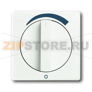 Накладка с поворотной ручкой для регуляторов громкости, альпийский белый ABB 2CKA001710A3808 