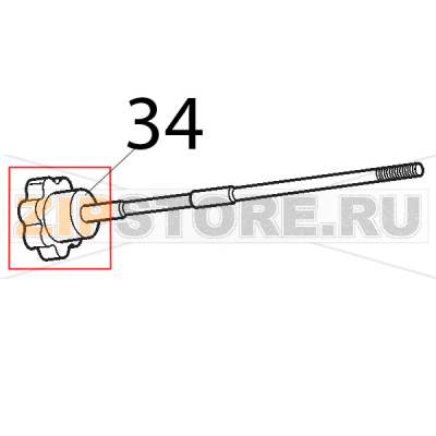 Manopola tir. par. M6, 5L MRR nero Sirman Mirra 220 Manopola tir. par. M6, 5L MRR nero Sirman Mirra 220Запчасть на деталировке под номером: 34