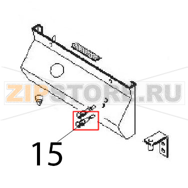 Red lamp 400 V ass.y Angelo Po 0G1CP1E Red lamp 400 V ass.y Angelo Po 0G1CP1EЗапчасть на деталировке под номером: 15