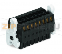 MCS MINI HD 1-проводная розетка, 2-рядн.; 100% защита от неправильного подсоединения; Рычаги; прямая маркировка; 1,5; Шаг контактов 3,5 мм; 8-пол.; 1,50 mm; черные Wago 713-1104/037-9037