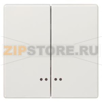 DELTA STYLE КЛАВИША ДВОЙНАЯ С ОКНОМ ПЛАТИНОВЫЙ МЕТАЛЛИК Siemens 5TG7158-1