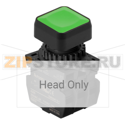 Выключатель кнопочный, Ø отверстия: 22/25 мм Autonics S2PRS-P1G 