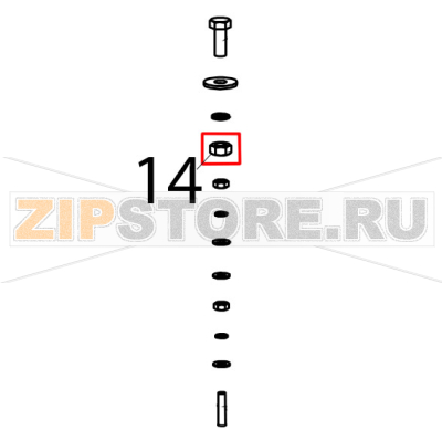 Гайка M6 ГОСТ 5915-70 Polair DM110Sd-S Гайка M6 ГОСТ 5915-70 Polair DM110Sd-SЗапчасть на деталировке под номером: 14