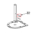 Pin (Vertical Center Shaft) KitchenAid K45SS