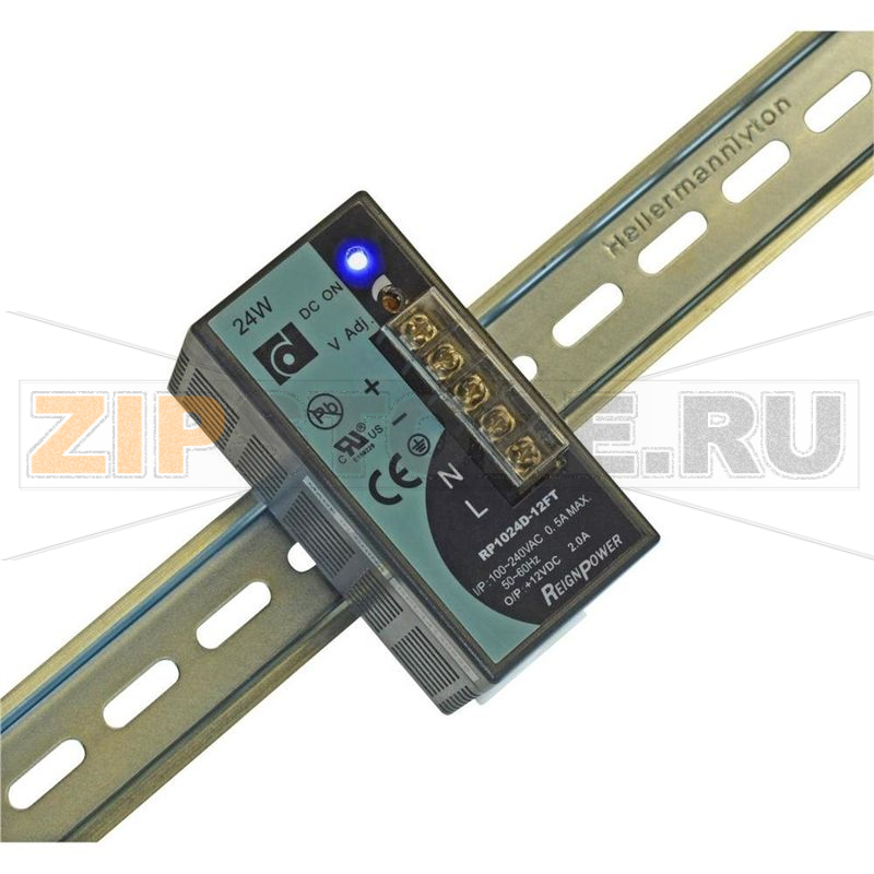 Блок питания на DIN-рейку 15 В, 1.6 А, 24 Вт Dehner Elektronik DRP-024D-15F 