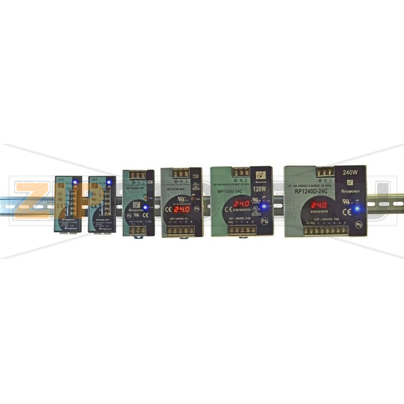 Блок питания на DIN-рейку 15 В, 1.6 А, 24 Вт Dehner Elektronik DRP-024D-15F 