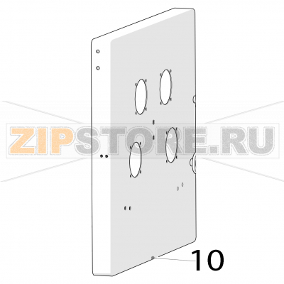 Front cover Zumex Essential Pro Front cover Zumex Essential ProЗапчасть на деталировке под номером: 10