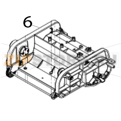 Ribbon base module assembly TSC TX200 Ribbon base module assembly TSC TX200Запчасть на деталировке под номером: 6