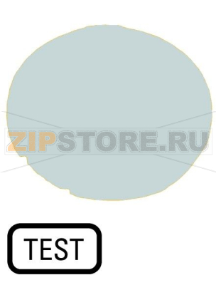 Линза кнопки с подсветкой, плоская белая, TEST Eaton M22-XDL-W-GB9 