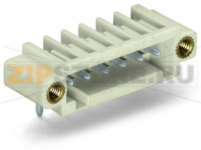 MCS MINI Вилка THT; 1.0 x 1.0 mm solder pin; угловые; 100% защита от неправильного подсоединения; Резьбовой фланец; Шаг контактов 3,5 мм; 7-пол.; светло-серые Wago 734-167/108-000 Сечение контактов 1 x 1 мм позволяет проводить ток до 10 A100% защита от неправильного подсоединенияВозможны варианты кодировки...