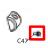 Machine screw / p / ni / M4*10 Godex EZ-2200