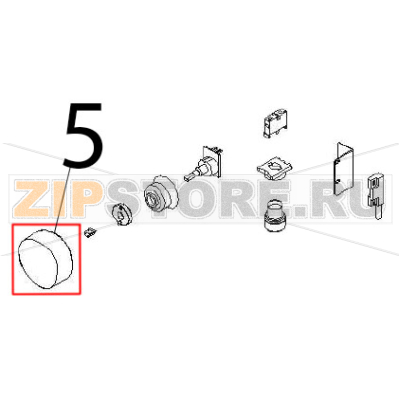 Handle Angelo Po FX61E2 Handle Angelo Po FX61E2Запчасть на деталировке под номером: 5