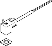 Розетка штекерная с кабелем Festo KMEB-3-24-2.5-LED