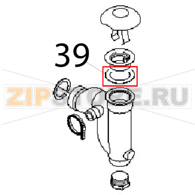 Gasket Angelo Po FM1011E2 Gasket Angelo Po FM1011E2Запчасть на деталировке под номером: 39