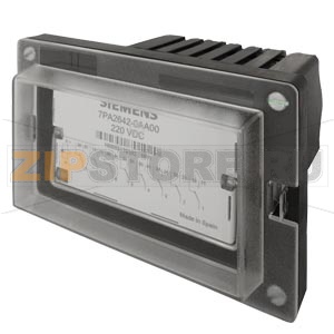 отключающее реле 8 П вспом. напряжение: 60 В DC время срабатыв. стандарт, 10 мс реле с цоколем 7XP9010-3 для утопленного монтажа Siemens 7PA2622-1AA00-1 