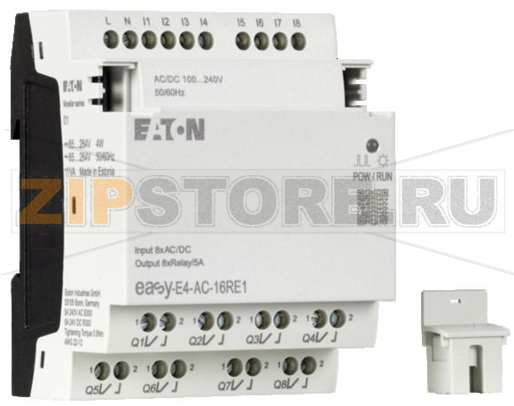 Модуль расширения для easyE4, 100–240 В перем. тока, 110–220 В пост. тока Eaton EASY-E4-AC-16RE1 