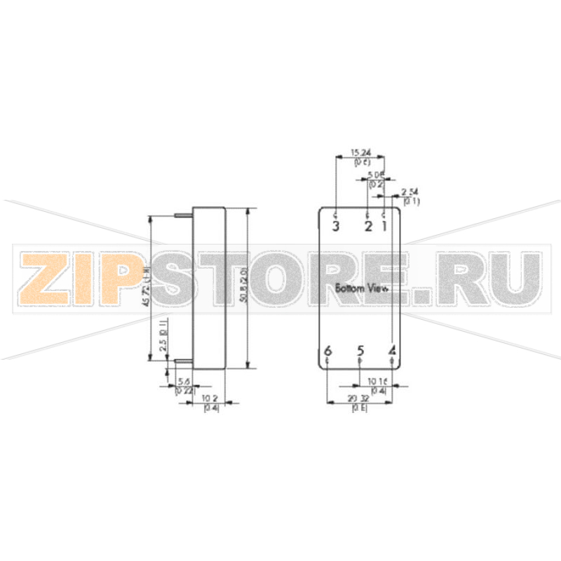 Преобразователь DC/DC для авто, 12 V/DC, ±5 V/DC, 3 A, 30 W Traco Power TEN 30-1221 