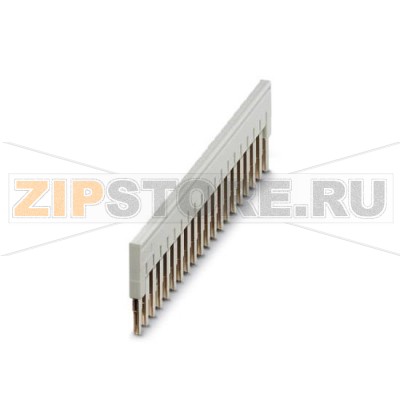 Перемычка Phoenix Contact FBS 20-5 GY Полюсов: 20, Цвет: cерый.Минимальный заказ: 10 шт.Упаковка: 10 шт.
