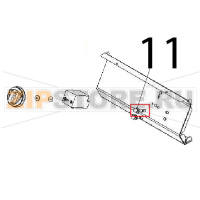 Green light 230 V Angelo Po 091FR1E Green light 230 V Angelo Po 091FR1EЗапчасть на деталировке под номером: 11