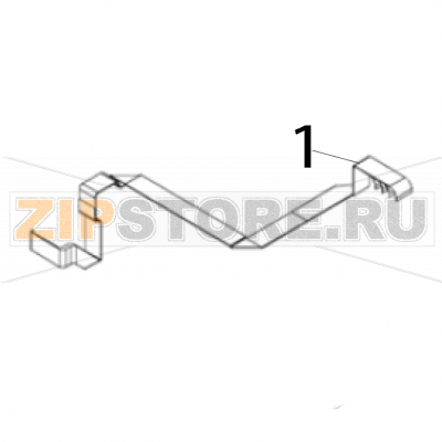 Cable, flexible flat TSC CPX4D Cable, flexible flat TSC CPX4DЗапчасть на деталировке под номером: 1