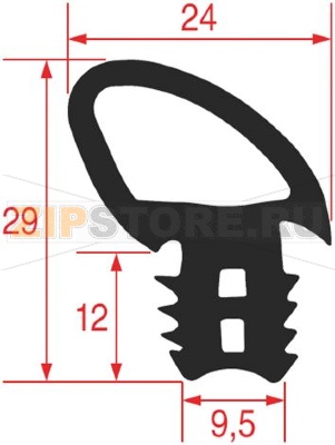 ПРОКЛАДКА ДВЕРЦЫ ДУХОВКИ 640X460 ММ 