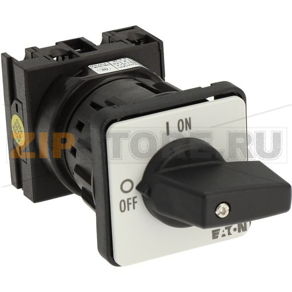 Переключатель вкл/выкл, 1-полюсный, 20 A, 90°, центральный монтаж Eaton T0-1-8200/EZ 