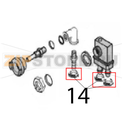 Clamp Angelo Po C165D Clamp Angelo Po C165DЗапчасть на деталировке под номером: 14