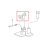 Pusher guide Robot Coupe R 301 Ultra