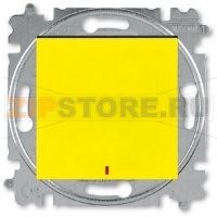 Переключатель одноклавишный с контрольной подсветкой, жёлтый ABB 2CHH592545A6064