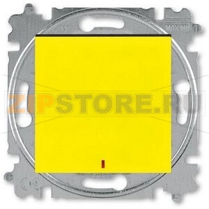 Переключатель одноклавишный с контрольной подсветкой, жёлтый ABB 2CHH592545A6064 