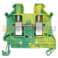 Through-type PE terminal with screw terminal Terminal width 8.2 mm Color green-yellow Cross-section: 6 mm2 Siemens 8WH1000-0CH07
