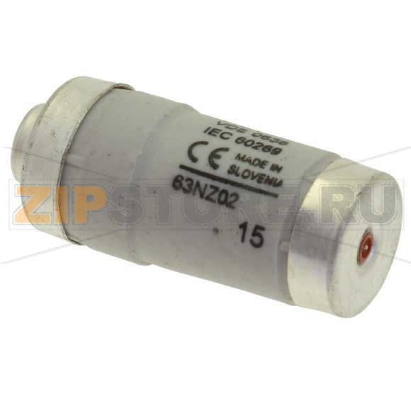 Предохранитель, 63 A, AC 400 В, 50 кА, D02, gL/gG, IEC с задержкой Eaton FUSE-D02 63A T GL/GG 400V 