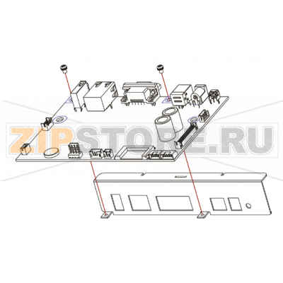 Main PCBA assembly USB/serial/ethernet/USB host Godex RT730i Main PCBA assembly USB/serial/ethernet/USB host Godex RT730iНазвание запчасти Godex на английском языке: Main PCBA assembly USB/serial/ethernet/USB host RT730i.