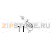 Plug and power cord Hurakan HKN-IMSD15 Plug and power cord Hurakan HKN-IMSD15Запчасть на деталировке под номером: 11