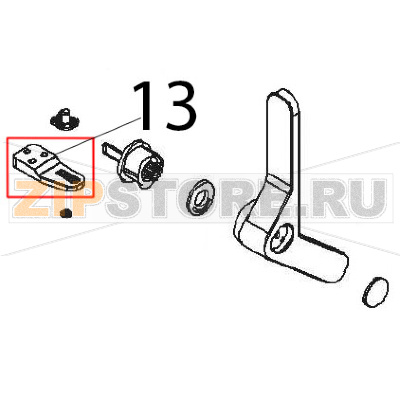 Cerniera inferiore porta Angelo Po FX101G2 Cerniera inferiore porta Angelo Po FX101G2Запчасть на деталировке под номером: 13