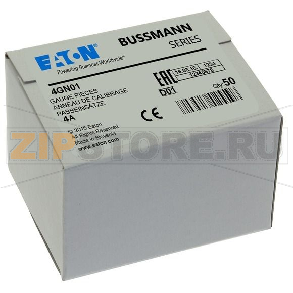 Контактный винт, 4 A, AC 400 В, D01, IEC, с цветовым кодом Eaton GAUGE PIECE DO1 4A 400V FOR E14 