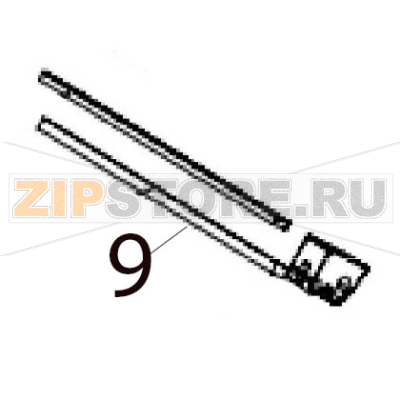 Silicone bar Hurakan HKN-VAC260 Silicone bar Hurakan HKN-VAC260Запчасть на деталировке под номером: 9