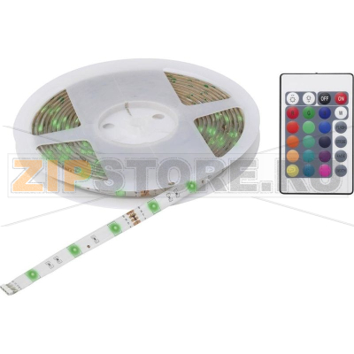 Лента светодиодная в комплекте 230 В, 500 см, RGB Renkforce 5MAC862W 