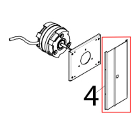 Omega alluminio fissaggio motore Tecnoeka KF 1010 A UD