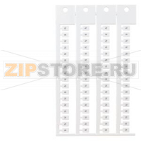 inscription label, front, with N, vertical, terminal width: 5 mm, H: 7 mm, white Siemens 8WA8348-1AR