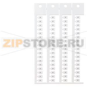inscription label, front, with N, vertical, terminal width: 5 mm, H: 7 mm, white Siemens 8WA8348-1AR 