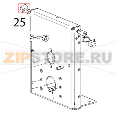 Fine corsa coperchio grigliato Fimar PF40E Fine corsa coperchio grigliato Fimar PF40EЗапчасть на деталировке под номером: 25