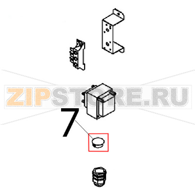 Tappo copriforo Angelo Po FX201G3 Tappo copriforo Angelo Po FX201G3Запчасть на деталировке под номером: 7