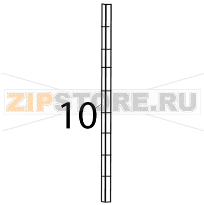 Decorative strip, front Bartscher RT-78B-8 Decorative strip, front Bartscher RT-78B-8Запчасть на деталировке под номером: 10